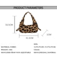 thumbnail image 3 of Women's Leopard Beaded Crescent Shoulder Bag Cheetah Pattern Hobo Handbags Clutch Handbags Chain Handbags and Wallets, 3 of 6
