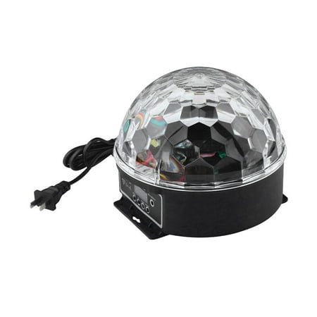 6 Colors LED Crystal Magic Ball Effect Light Disco DJ Stage Party - Walmart.com