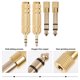 thumbnail image 3 of Luxshiny 4Ud Conector Convertidor De Audio Dorado De Cobre Para Guitarra Y Audio En El Hogar, 3 of 6