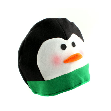 Merry Christmas Holiday Penguin Winter Hat for Xmas Festival Gathering Party Cap Headband Gifts