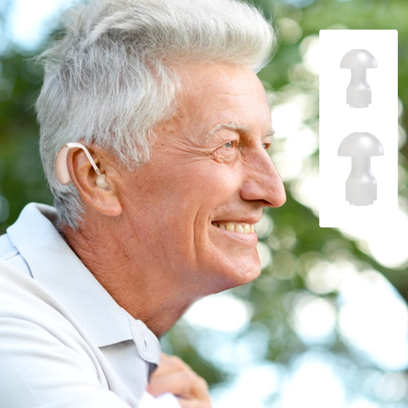 AuyeeSnc CIC Rechargeable Hearing Aid with Earbuds - US Chip, Auto On/Off, 3 Modes, 5 Volumes, 60+Hr Battery, Ergonomic Invisible Design