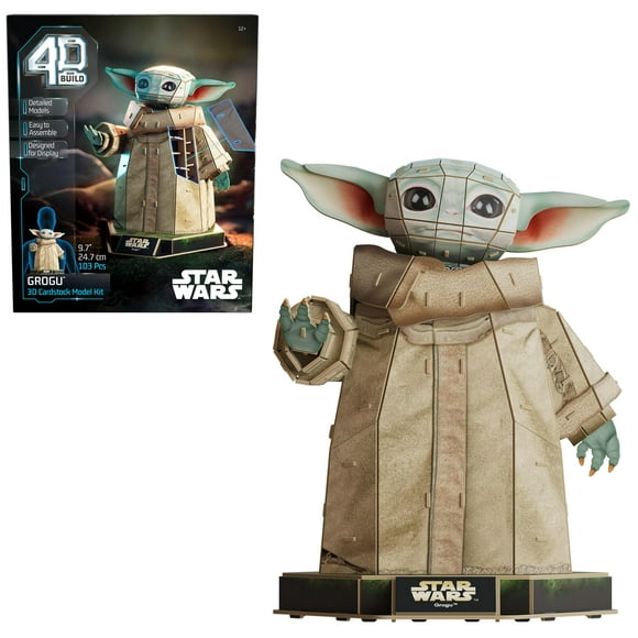 Kit de maquetas 3D de Star Wars Grogu para construir en 4D con 103 piezas