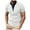 White, variant on Caqnni Mens Linen Henley Shirts Short Sleeve Yoga Summer Beach Casual Henleys T-Shirt (Black,S)