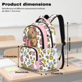 thumbnail image 6 of Jeiento Capybara 17 Inch Backpack Set for Elementary Middle School Kids 4-Piece Lunch Bag Pencil Case Water Bottle Holder White Lightweight Large Capacity Bookbag for Boys Girls, 6 of 7