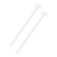 thumbnail image 2 of 2pcs Pastry Long Bottle Scraper for Jam Sauce Ketchup Batter Spatula Cake Long Handle Model Baking Scraper Tool (White), 2 of 8