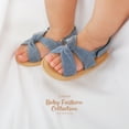 thumbnail image 2 of Fortune Summer Baby Girl Sandals Breathable Solid Color Soft Sole Shoes Prewalker, 2 of 9