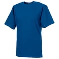 thumbnail image 2 of Russell Europe - Camiseta básica/clásica de manga corta para hombre - 100% algodón de primera  (Azul eléctrico), 2 of 2