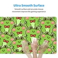 thumbnail image 4 of Sikiie Cute Green Frog Mouse Pad, 16x29.5 Mousepad Desk Mat in Anti-Slip Rubber Mousepads Mat for Game Office Laptop Computer, 4 of 8
