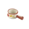 thumbnail image 1 of Red Hand-painted Small Milk Sauce With Handle Ceramic Dipping Saucer Western Steak Sauce Pot, 1 of 7