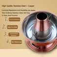 thumbnail image 3 of Chinese Traditional Hot Pot Cooker Stainless Steel Shabu Shabu Hot Hot Pot Cooker Pot Fondue Kitchen Casserole Soup Cooking Tool[Energy Class A], 3 of 7