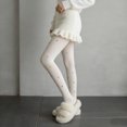 thumbnail image 4 of Gibobby Stockings For Women Sheer Lace Top Thigh High Stockings for Women Regular Plus Sizes stockings for women(One Size,White), 4 of 4