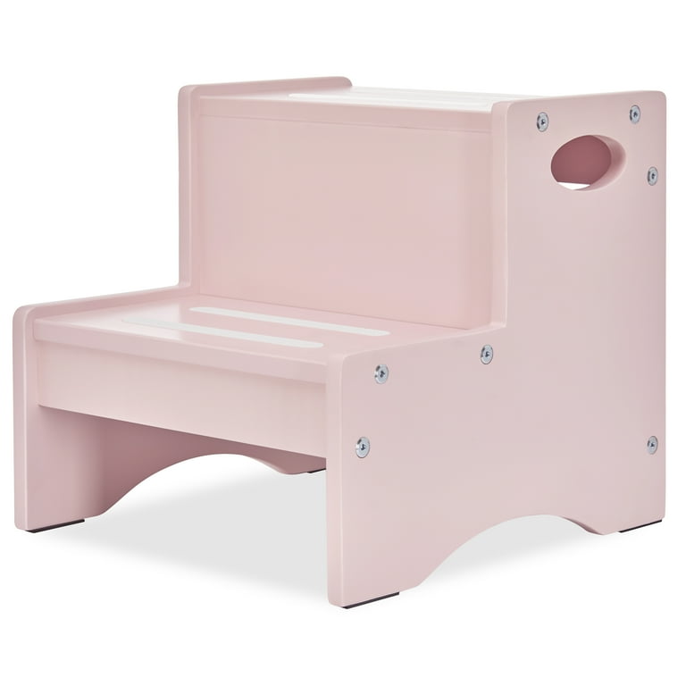 Foldable Toddler Step Stool for Kids, Adjustable 3 Steps Stool