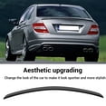 thumbnail image 3 of Rear Trunk Boot Spoiler,Adhesive Mount AMG Style For C Class W204 4 Door Sedan 2008 2014 Vehicle Exterior Styling Accessory Installation ABS Material, 3 of 7