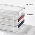 thumbnail image 2 of Advancent Caja de almacenamiento con tapa, funda protectora sencilla, resistente al agua, a prueba de polvo, soporte para ahorro de espacio, Almacenamiento y organización del hogar Pequeño, 2 of 6
