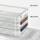 thumbnail image 2 of Cateissary Caja de almacenamiento con tapa, funda protectora sencilla, resistente al agua, a prueba de polvo, soporte para ahorro de espacio, Almacenamiento y organización del hogar Grande, 2 of 6