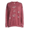 thumbnail image 5 of Self Esteem Juniors Mineral Wash Graphic Sweatshirt, Sizes S-XL, 5 of 5