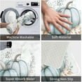 thumbnail image 5 of Bath Mat for Bathroom Pastel Pumpkin Thanksgiving Leaf Rugs Shower Mats Memory Foam Rug Non Slip Floor Small Carpet Soft Light Absorbent Washable for Home Hotel Decor 15.7 X 23.6 inch, 5 of 6