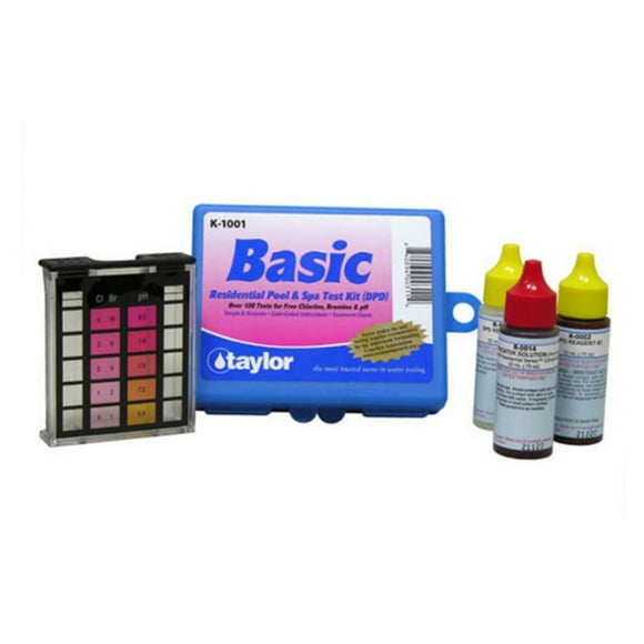 Taylor K-1001 DPD Complete Basic Residential Swimming Pool Spa 3 Way Test Kit
