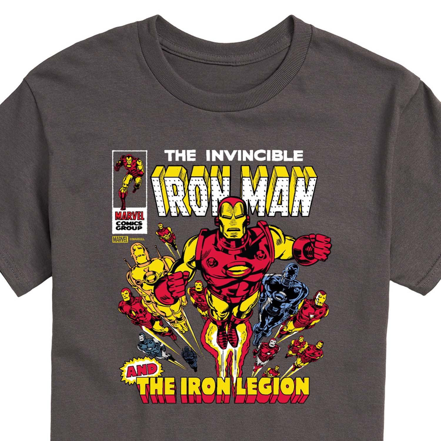 Marvel Iron Man - Comic Book Cover - Men's Short Sleeve Graphic T-Shirt