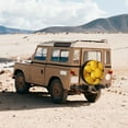 thumbnail image 6 of Balery Ripe Yellow Lemontire Cover Waterproof Dust-Proof, Universal Spare Wheel Tire Cover For Trailer, Rv, Suv Truck And Vehicle Camper Accessories-16 Inch, 6 of 9