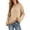 01 Khaki, variant on Fewfanhot Sweaters for Women Striped Knit Casual Crew Neck Long Sleeve Trendy Pullover Sweater Tops