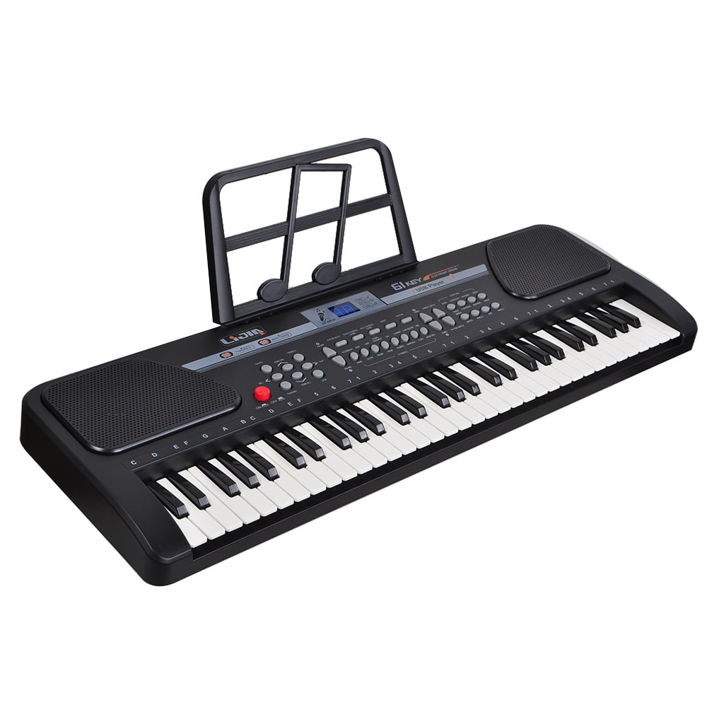 iMeshbean 61Key Electronic Keyboard w/ LCD DisplayBlack