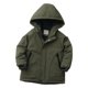 thumbnail image 4 of Parkas de manga larga, chaqueta con capucha y bolsillos para niños de tallas medianas y grandes, chaqueta tipo cárdigan., 4 of 6