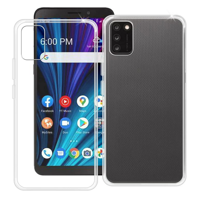 For TCL 20 XE Ultra Slim Transparent Protective Hybrid with TPU