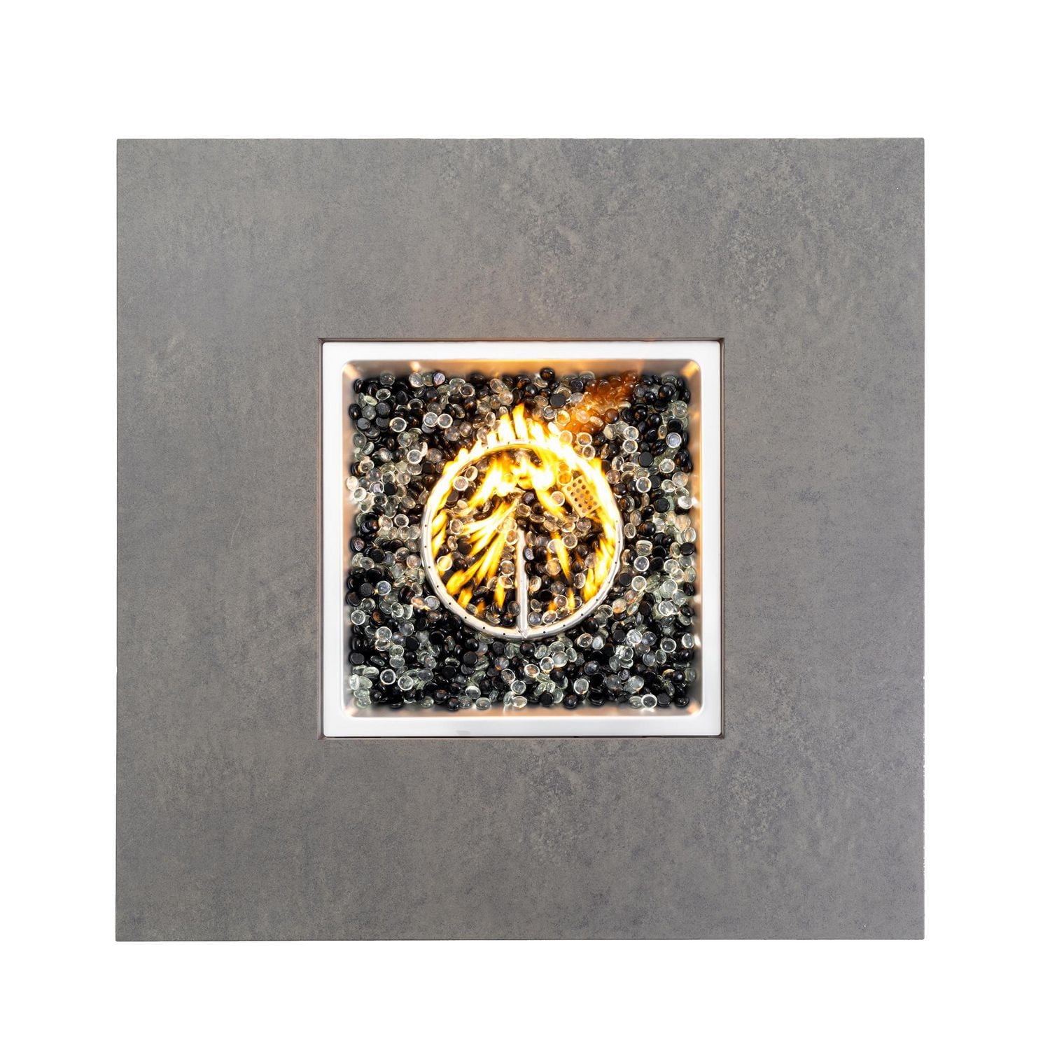 Danby Convertible Propane Fire Table , Square, Grey and Black