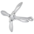 thumbnail image 6 of vidaXL Folding Anchor Silver 3.3 lb Malleable Iron, 6 of 10