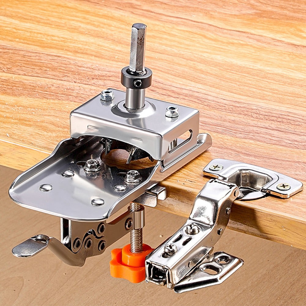 35Mm Concealed Hinge Drilling Jig Bits Woodworking Hole Drilling Guide Locator Drill Bit