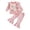 Pink1435, variant on HAYIMI Easter Outfit Sets Striped Rabbit Embroidered Long Sleeve Sweatshirt And Flared Pants For Girls Soft Knit Two Piece Outfit For Toddler To Preschool Ages Summer Clothes Sets for Child