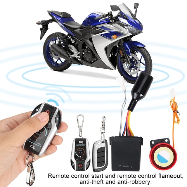 De Seguridad Impermeable De la Trampa de Alarma Remota de 105-125db de 2 Con Arranque del motor