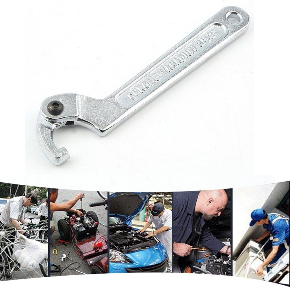 120mm 6pc Set Adjustable Hook And Pin Wrench Spanners C Spanner 35mm Adjustable - Foto 5