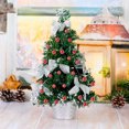 thumbnail image 4 of Christmas Ball Ornaments Set,Shatterproof Christmas Decorations Tree Balls,Xmas Decorative Balls Hanging Ornaments,24PCS Christmas Tree Ornament Pendant Party Supplies Tree Hanging Plastic Ball 3cm, 4 of 4