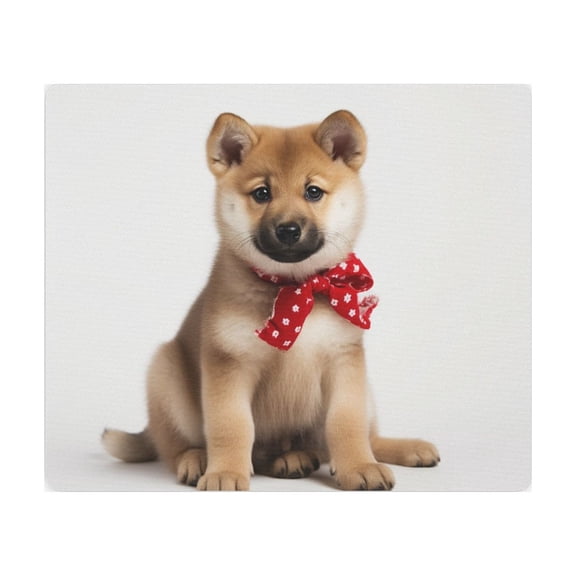DistinctInk Mouse Pad - 1/4" Foam Rubber - Norwegian Buhund Puppy