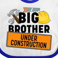 thumbnail image 4 of Inktastic Big Brother Under Construction Boys Baby Bib, 4 of 4