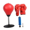 thumbnail image 3 of Reacción de boxeo Equipo de bola Bolsillo de boxeo para entrenamiento de gimnasio en casa Adultos Rojo, 3 of 7