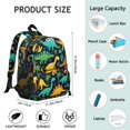 thumbnail image 6 of Cute Dinosaur Pattern Backpack Backpack for School,Cute School Bag,Schoolbag with Adjustable Shoulder Straps & Padded Back,13.8"x11.4"x6", 6 of 6