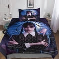 thumbnail image 5 of Unique Fashion Wednesday Addams D Printed Duvet Cover Sets, Soft Hypoallergenic Microfiber Bedding Set With Wednesday Addams, For Adults Teens In 135*, 5 of 5