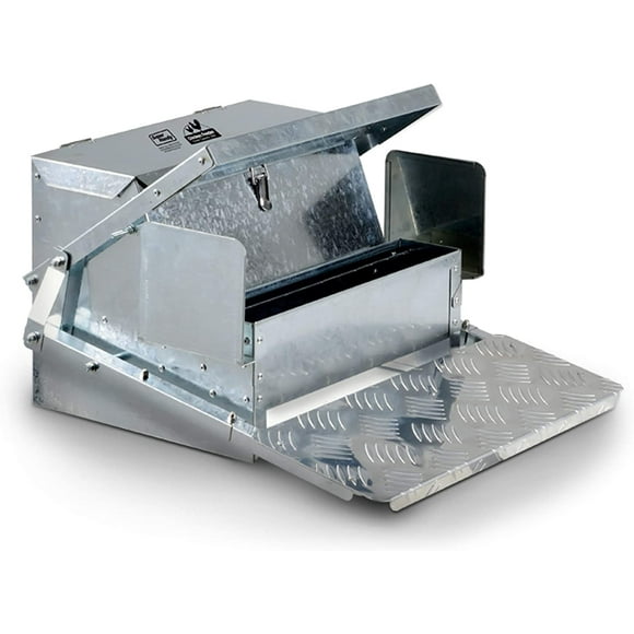 SuperHandy Chicken Feeder Automatic 20lbs (9kg) Capacity with Spill Proof Galvanized Steel