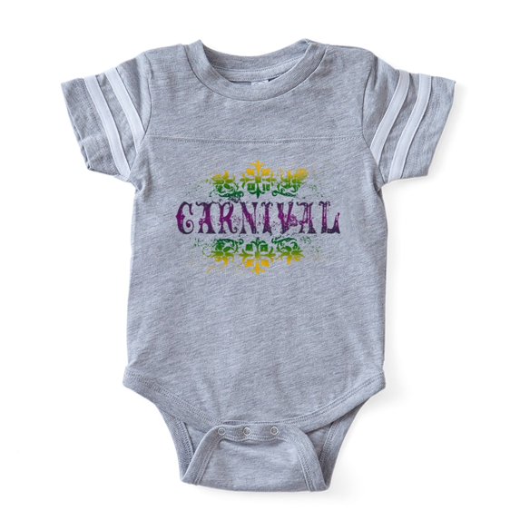 CafePress - Carnival - Cute Infant Baby Football Bodysuit