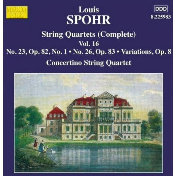 Spohr - String Quartets Vol 16 - Music & Performance - CD