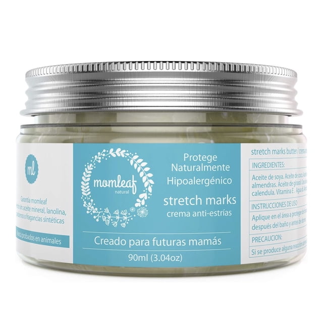 Crema Anti-Estrías - Natural - Sin químicos - Estrías embarazo - Crema Estrías - Contenido 90ml. (3.04oz)