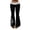 Black, variant on Flare Pants for Women High Waist Floral Print Stretchy Soft Bell Bottom Y2K Retro Streetwear Casual Daily Trendy Trouser Bottoms Black XXL
