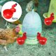 thumbnail image 3 of 6 vasos automáticos para pájaros, codornices, bebederos de pollo, suministros para aves de corral, vasos de riego, vasos de alimentación para patio 6 uds rojo Salvador Copas para beber aves de corral, 3 of 9