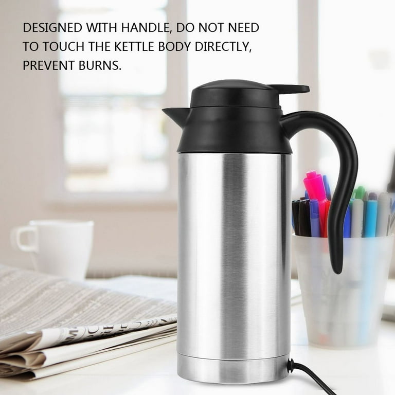 Portable 750ml DC 12V Car Stainless Steel Hot Water Cup Boiler
