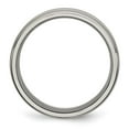 thumbnail image 2 of Titanium Polished 8mm Grooved Band, 2 of 6