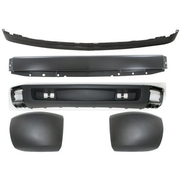 Set of 5 Bumper Face Bars Front For Chevrolet 2007-2008 Silverado 1500 Truck