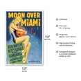 thumbnail image 2 of Moon Over Miami - Starring Betty Grable - Vintage Film Movie Poster by Alberto Vargas c.1941 - Master Art Print (Unframed) 13in x 19in, 2 of 4